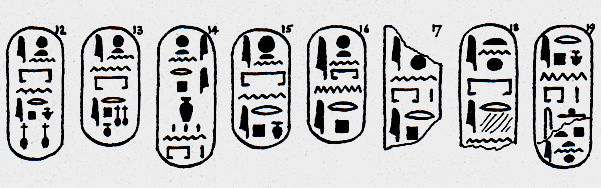 Sceaux de jarre provenant d’el-Amarna